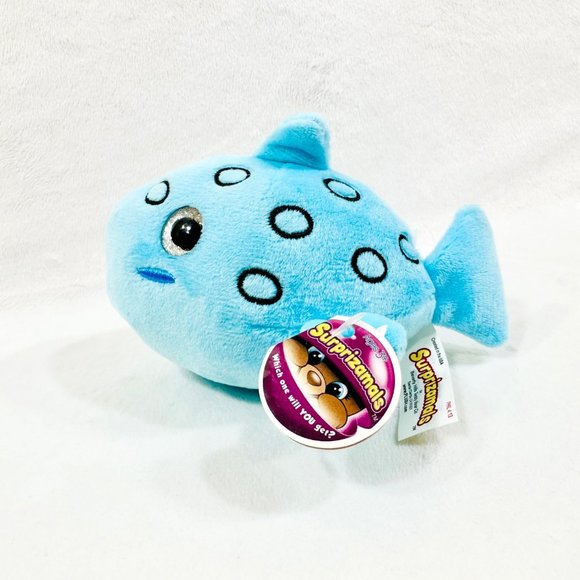 Suprizamals Peter Puffer Fish Plush Toy Series 9 - NWT - Picture 4 of 8